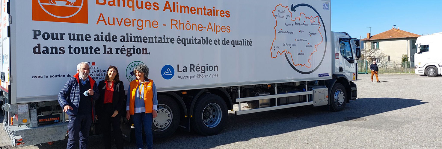 Camion banque alimentaire