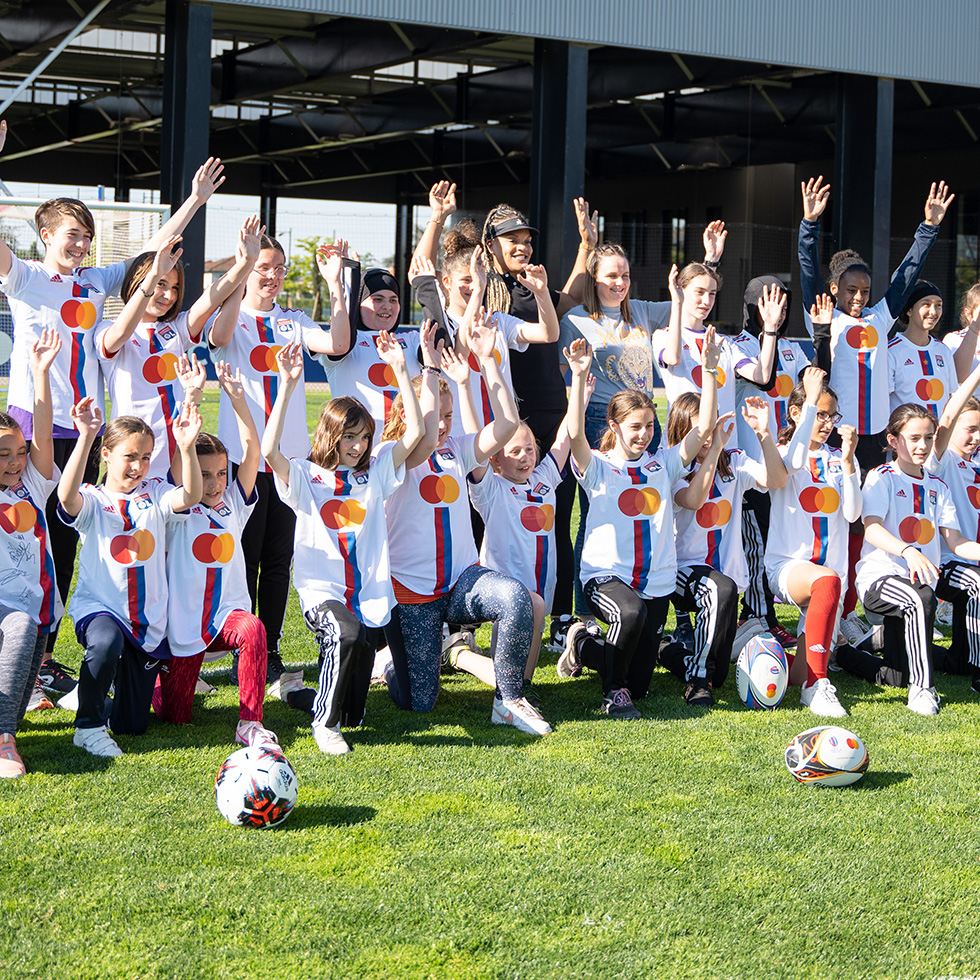 Photo de groupe lors de l'événement Girls 4 Tech