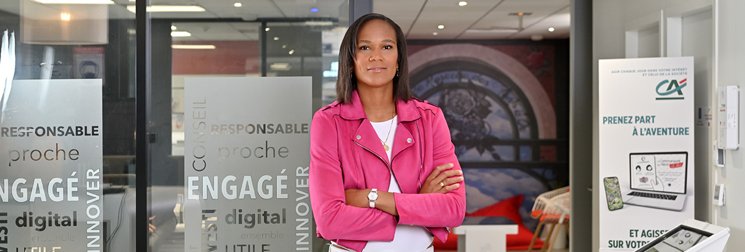 Wendy Renard, ambassadrice du Crédit Agricole Centre-est