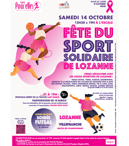 Fête du sport Octobre Rose 2023