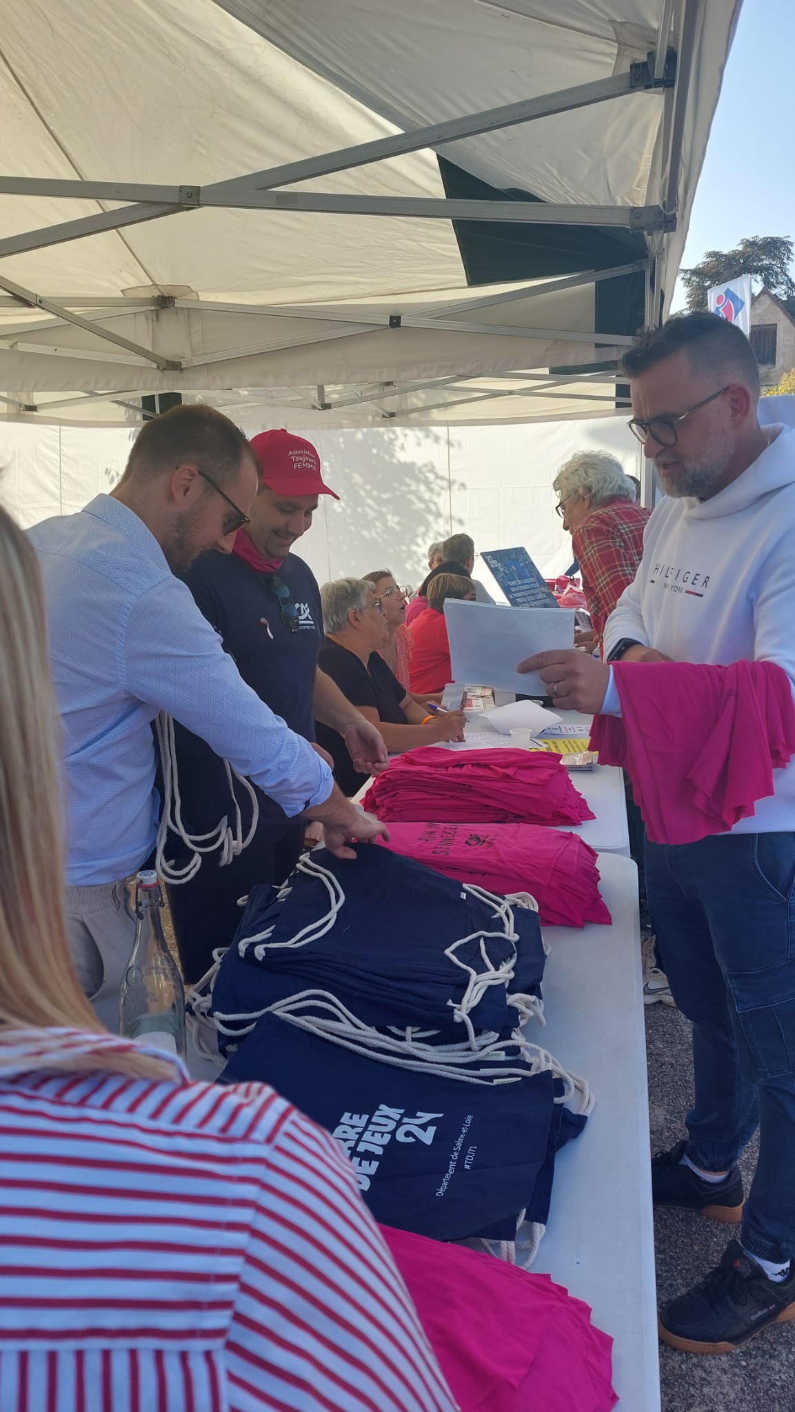 Stand administrateurs pour la Run'In Sennecey 2023