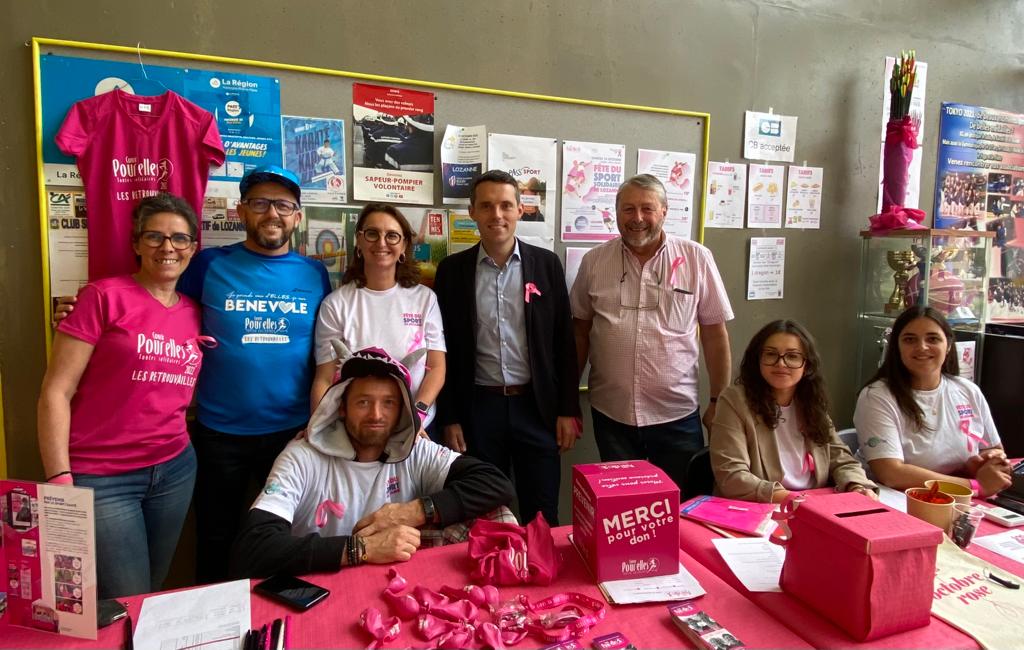 Fête du sport Lozanne Octobre rose administrateurs 2023