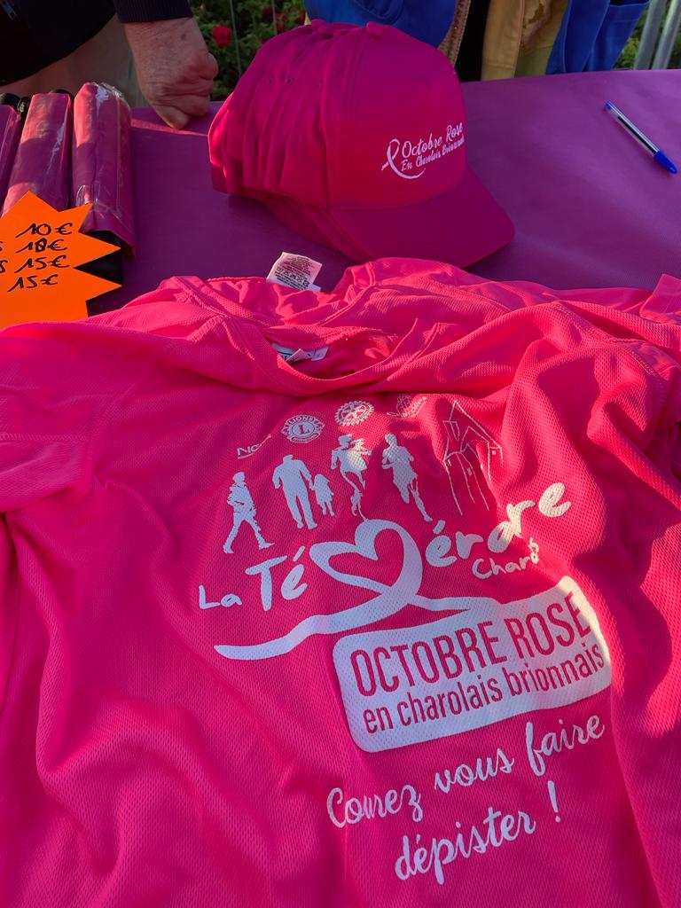 T-shirt de la course solidaire La Téméraire à Charolles