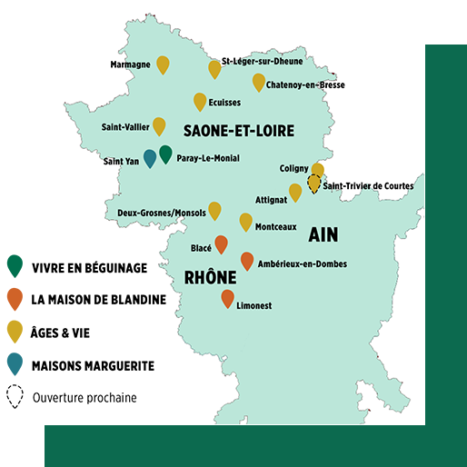 Carte locale des maisons d'habitat inclusifs